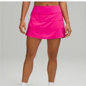 Lululemon Pace Rival Mid-Rise Skirt in Sonic Pink